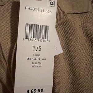 Tan Lacoste Polo Shirt